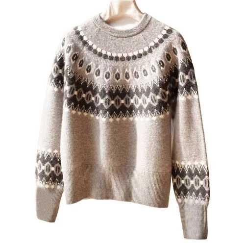 Dizajnový sveter Fair Isle
